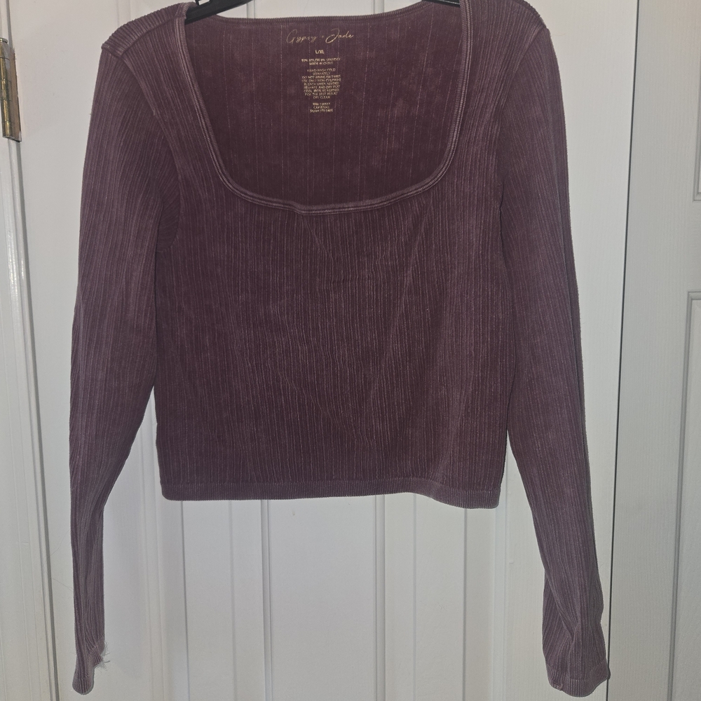 Women's Purple Crop Top